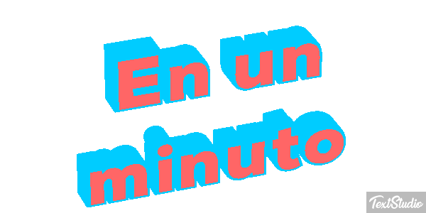 En un minuto テキスト効果