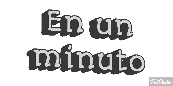 En un minuto テキスト効果