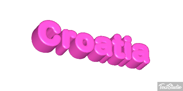 Croatia Text effect