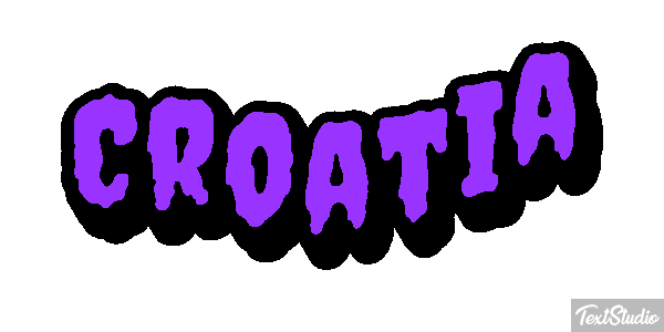 Croatia Text effect