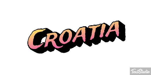 Croatia Text effect
