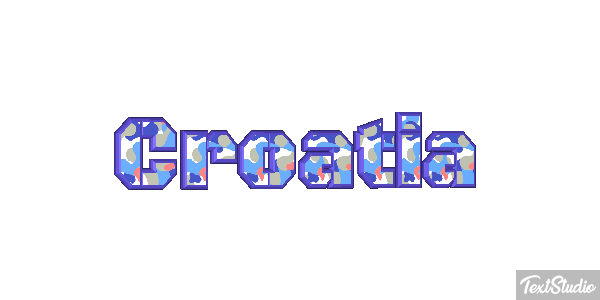 Croatia Text effect