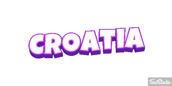 Croatia Text effect