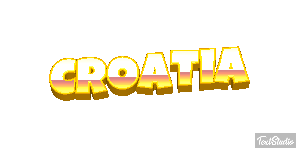 Croatia Text effect