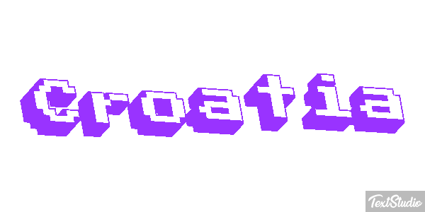 Croatia Text effect