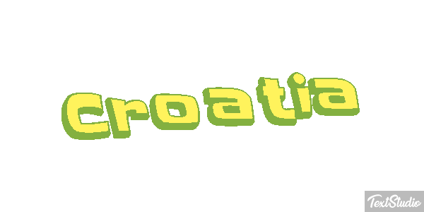 Croatia Text effect