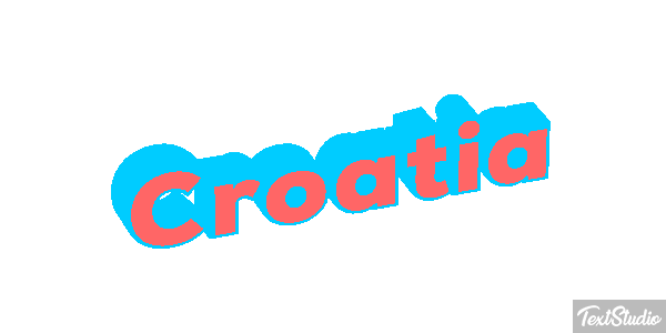 Croatia Text effect