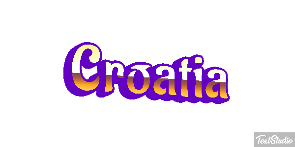 Croatia Text effect