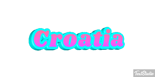 Croatia Text effect