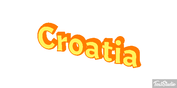 Croatia Text effect