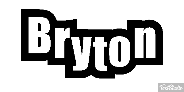 Bryton テキスト効果