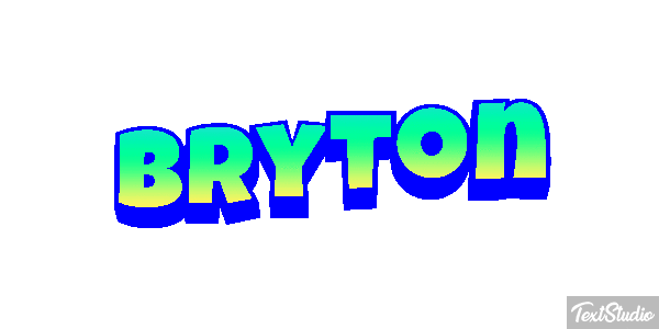 Bryton テキスト効果