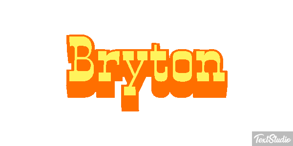Bryton テキスト効果