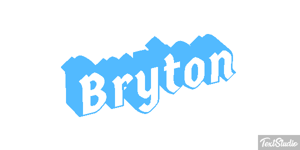 Bryton テキスト効果