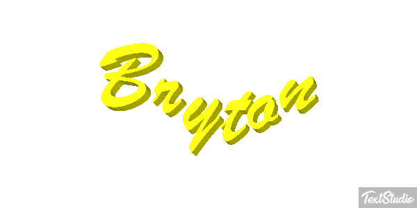 Bryton テキスト効果