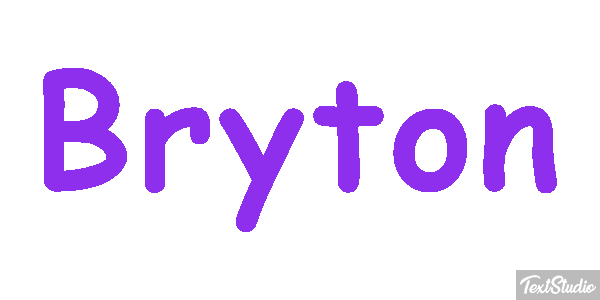 Bryton テキスト効果