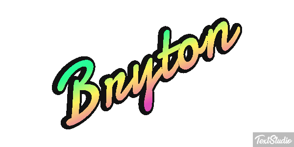 Bryton テキスト効果
