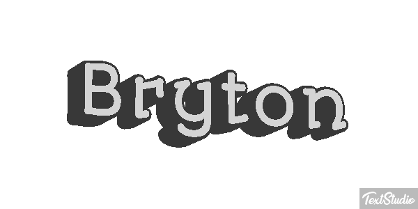 Bryton テキスト効果