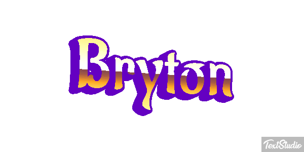 Bryton テキスト効果