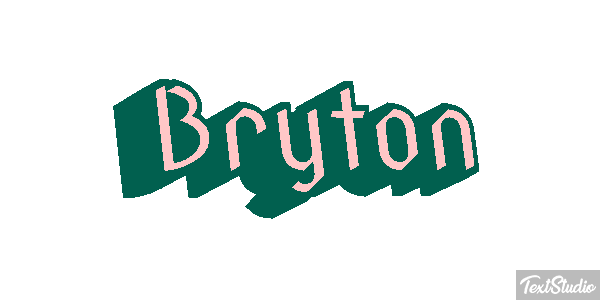Bryton テキスト効果