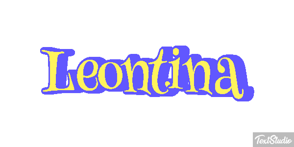 Leontina Text effect