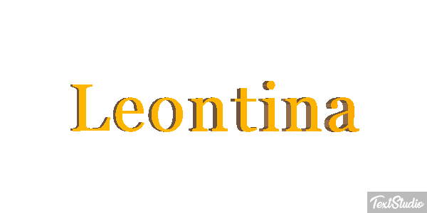 Leontina Text effect