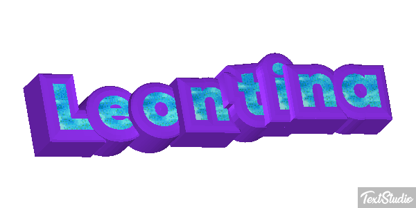 Leontina Text effect
