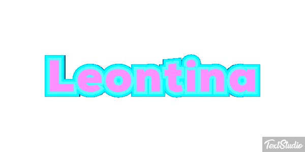 Leontina Text effect