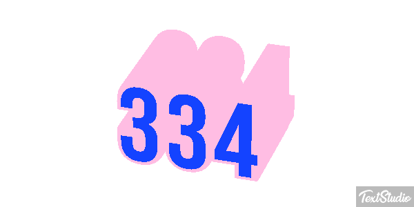 334 Texteffekt