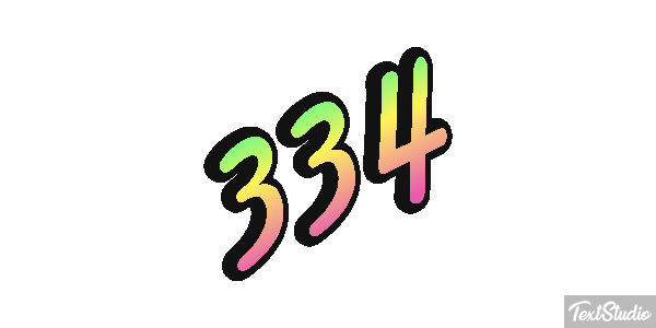334 Texteffekt