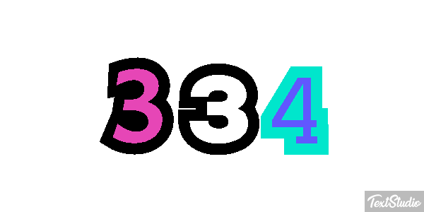 334 Texteffekt