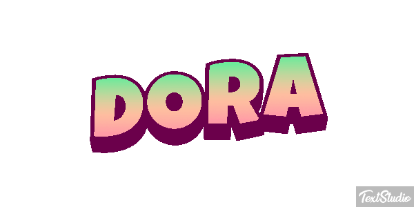 Dora Effetto testo
