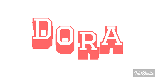 Dora Effetto testo