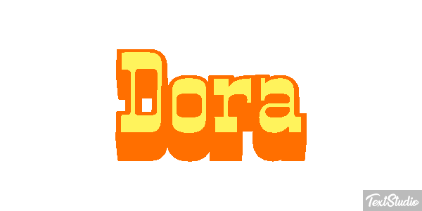 Dora Effetto testo