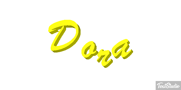 Dora Effetto testo