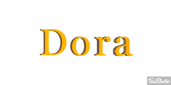 Dora Effetto testo