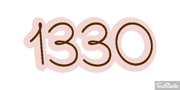 1330 Text effect