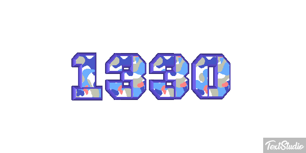 1330 Text effect