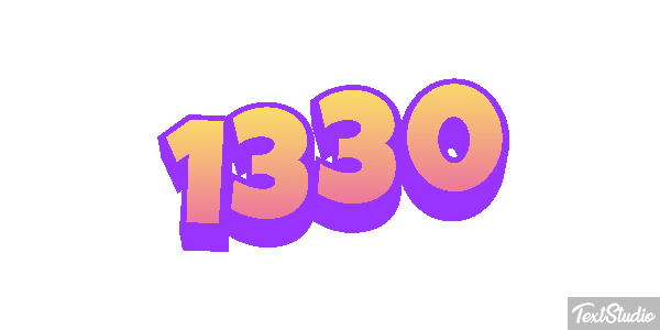 1330 Text effect