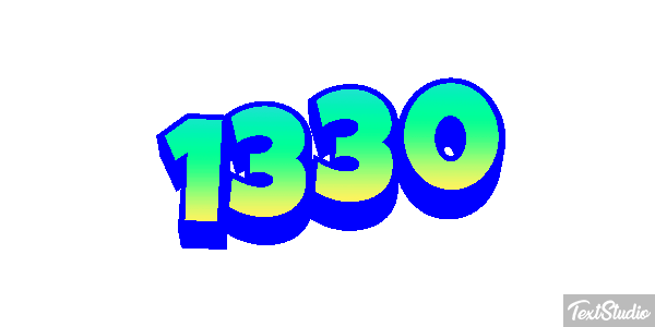 1330 Text effect
