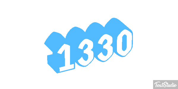 1330 Text effect
