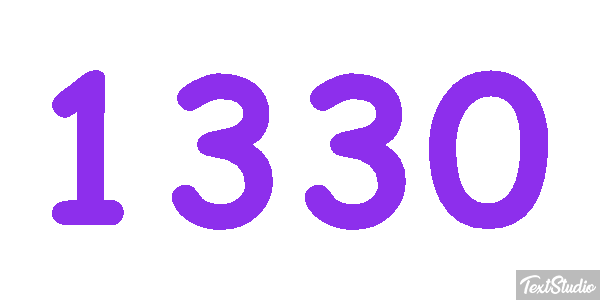 1330 Text effect