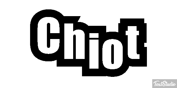 Chiot Effet de texte