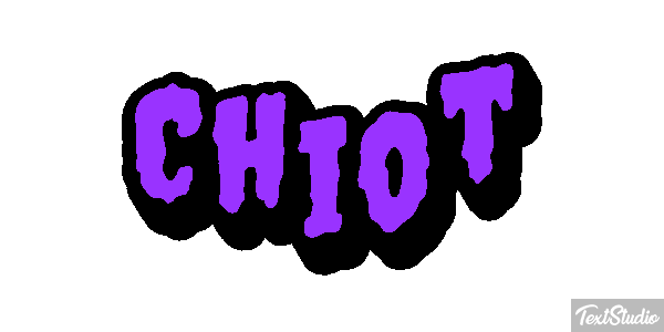 Chiot Effet de texte