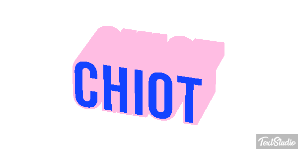 Chiot Effet de texte