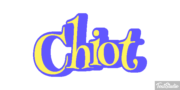 Chiot Effet de texte