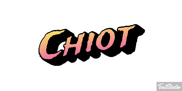 Chiot Effet de texte
