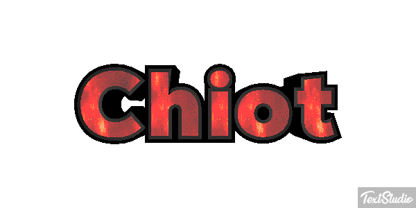 Chiot Effet de texte