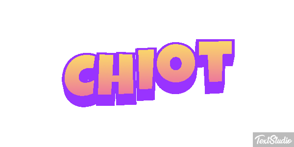 Chiot Effet de texte