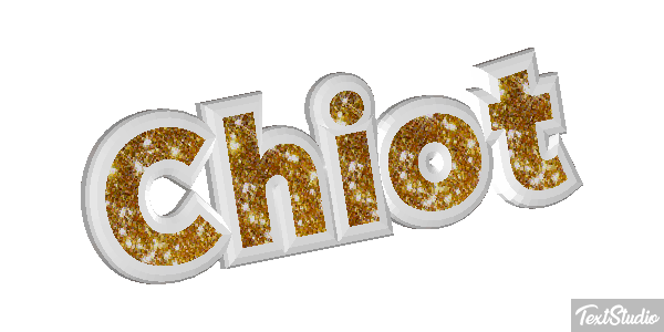 Chiot Effet de texte